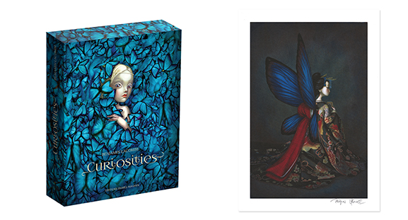 Coffret Curiosities accompagne d'un ex-libris sign par Benjamin Lacombe